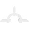 Ekena Millwork Ericson Architectural Grade PVC Gable Bracket, 72"W x 39"H x 4"D x 6"F, 13/12 Pitch GBP072X39X0406ERI00 - alternate 2